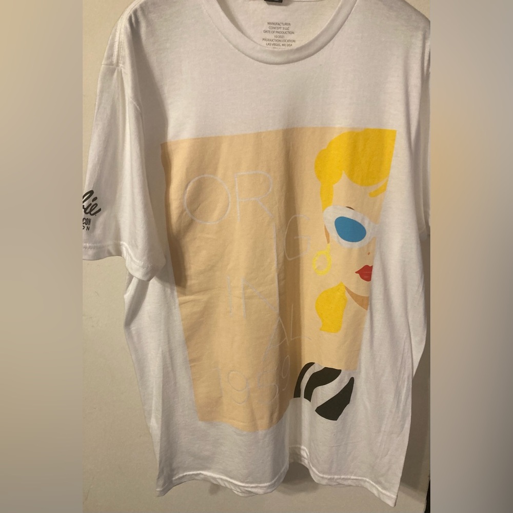 Barbie a cultural icon exhibition tee from Las Vegas